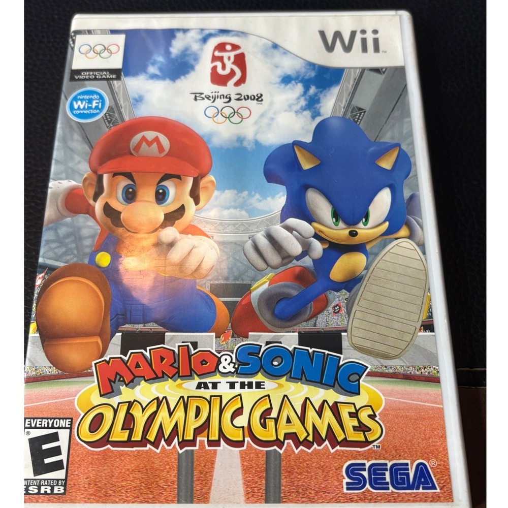 Mario & Sonic at Olympic Games Nintendo Wii CIB Beijing 2008 SEGA RVL-RNEE-USA